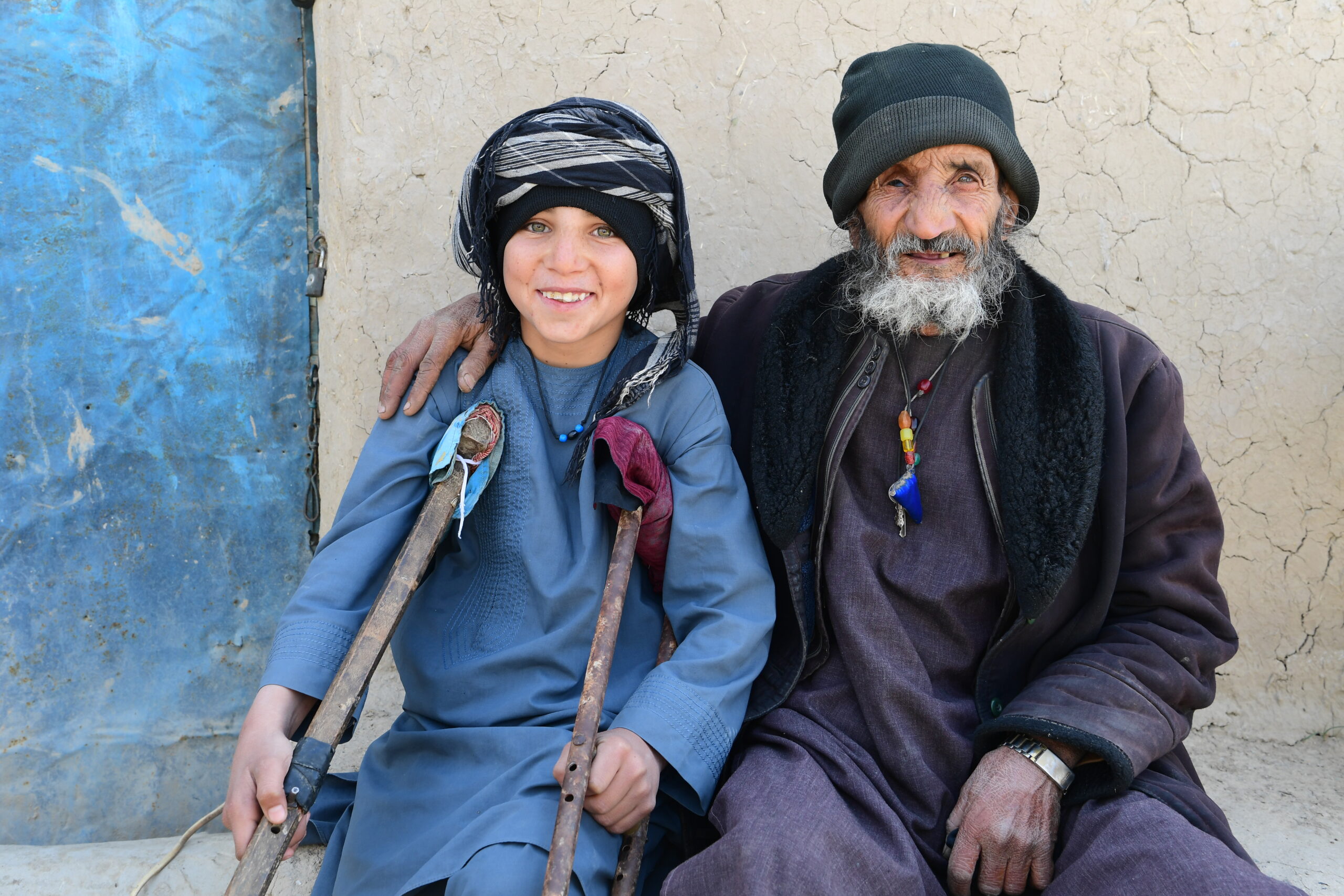 Meezan, a 13 years old boy, in Kandahar in the Southern region of Afghanistan.